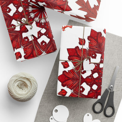 Retro Red Designer Wrapping Paper Roll — Just Gigi IFYKYK