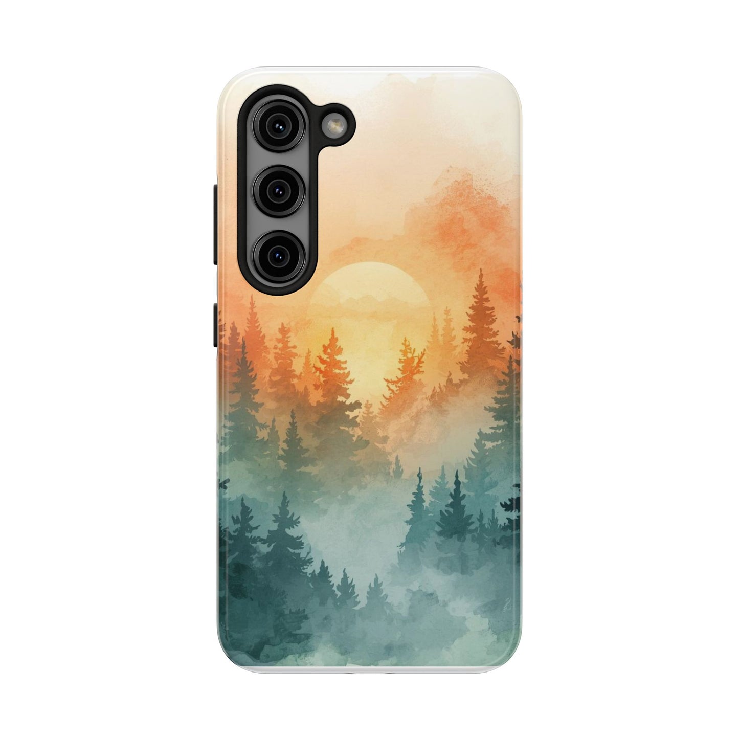 Sunset Forest Mist Tough Phone Case -Just Gigi IFYKYK
