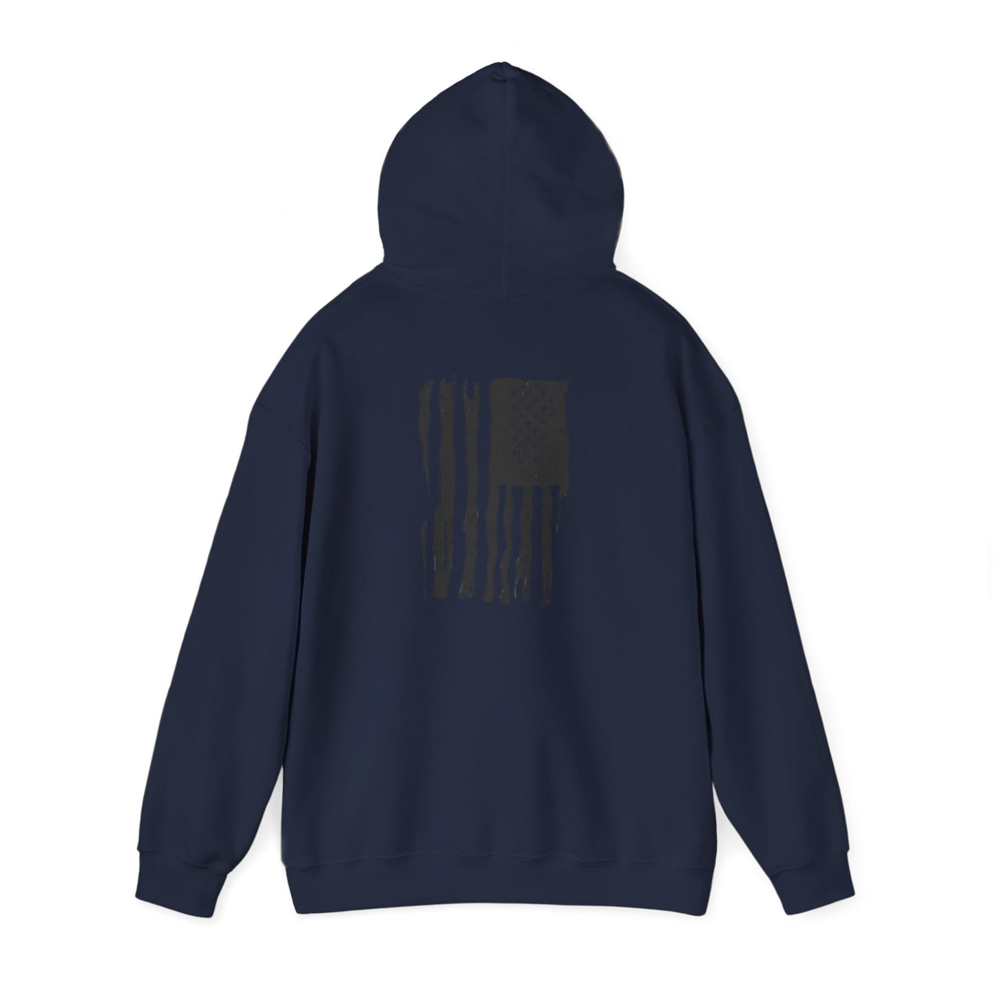 Resistance Hoodie — Vintage Flag Graphic Hooded Sweatshirt (Est. 1776)