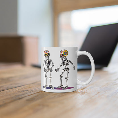 Dad Jokes Sugar Skull 11 oz Mug Just Gigi IFYKYK
