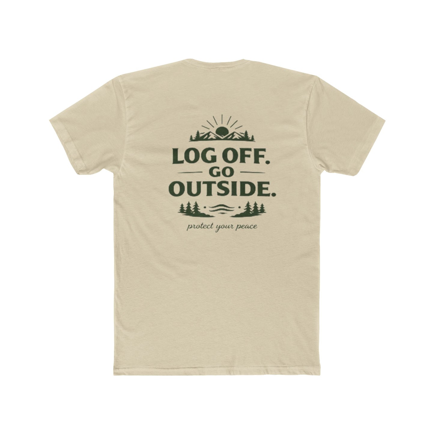 Log Off Go Outside Tee From EDRL by Just Gigi IFYKYK