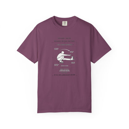 Full Duck Position Blueprint Graphic Tee - Just Gigi IFYKYK