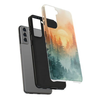 Sunset Forest Mist Tough Phone Case -Just Gigi IFYKYK