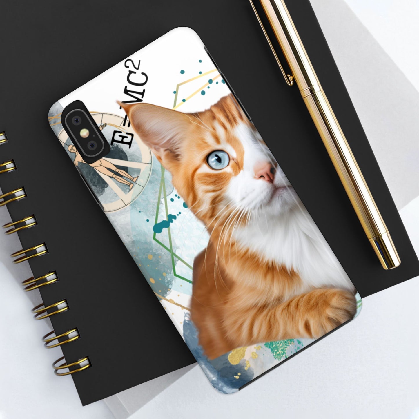 E=MC2 Cat Tough Phone Cases Just Gigi IFYKYK