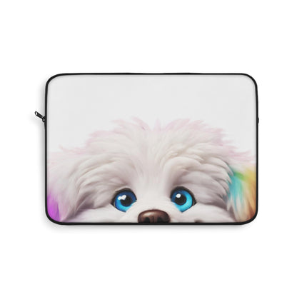 Peek a boo Doggo Laptop Sleeve Just Gigi IFYKYK