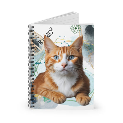 E=MC2 Cat-Themed Spiral Notebook - Just Gigi IFYKYK