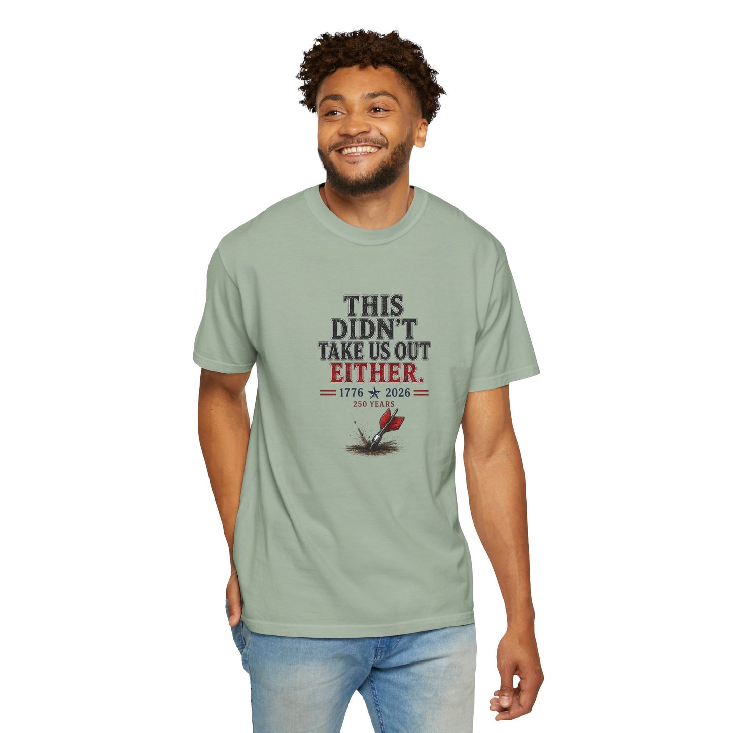 Lawn Dart Patriotic Graphic T-Shirt — 250th Anniversary 1776–2026