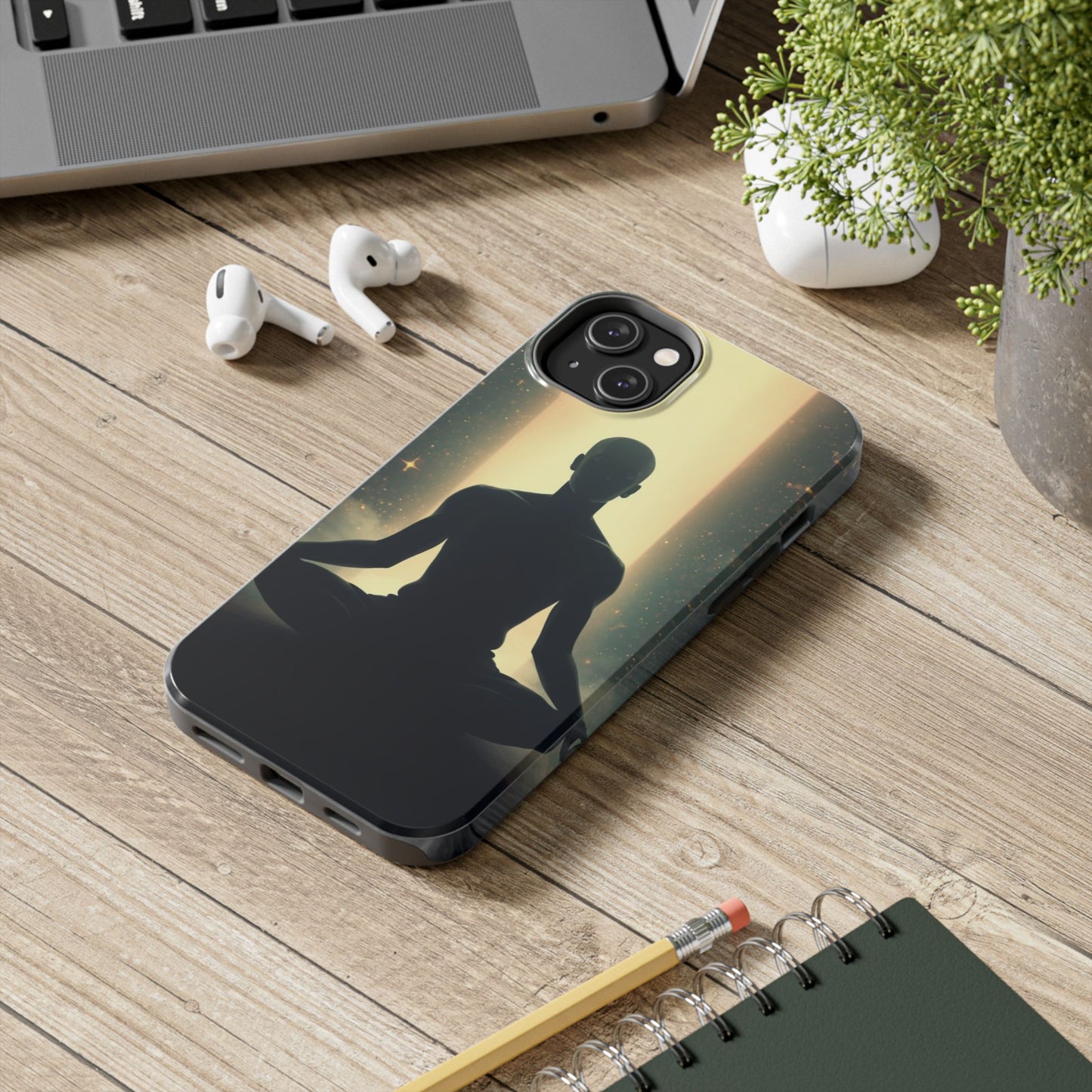 Enlightening Meditation Tough Phone Case - Just Gigi IFYKYK