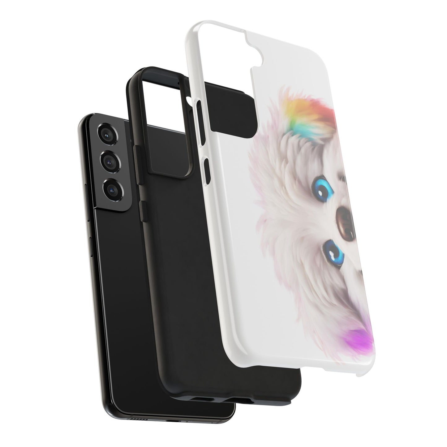 Peeking Doggo design Tough Phone Cases