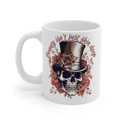 Steampunk Floral Skull 11 Oz Mug Just Gigi IFYKYK