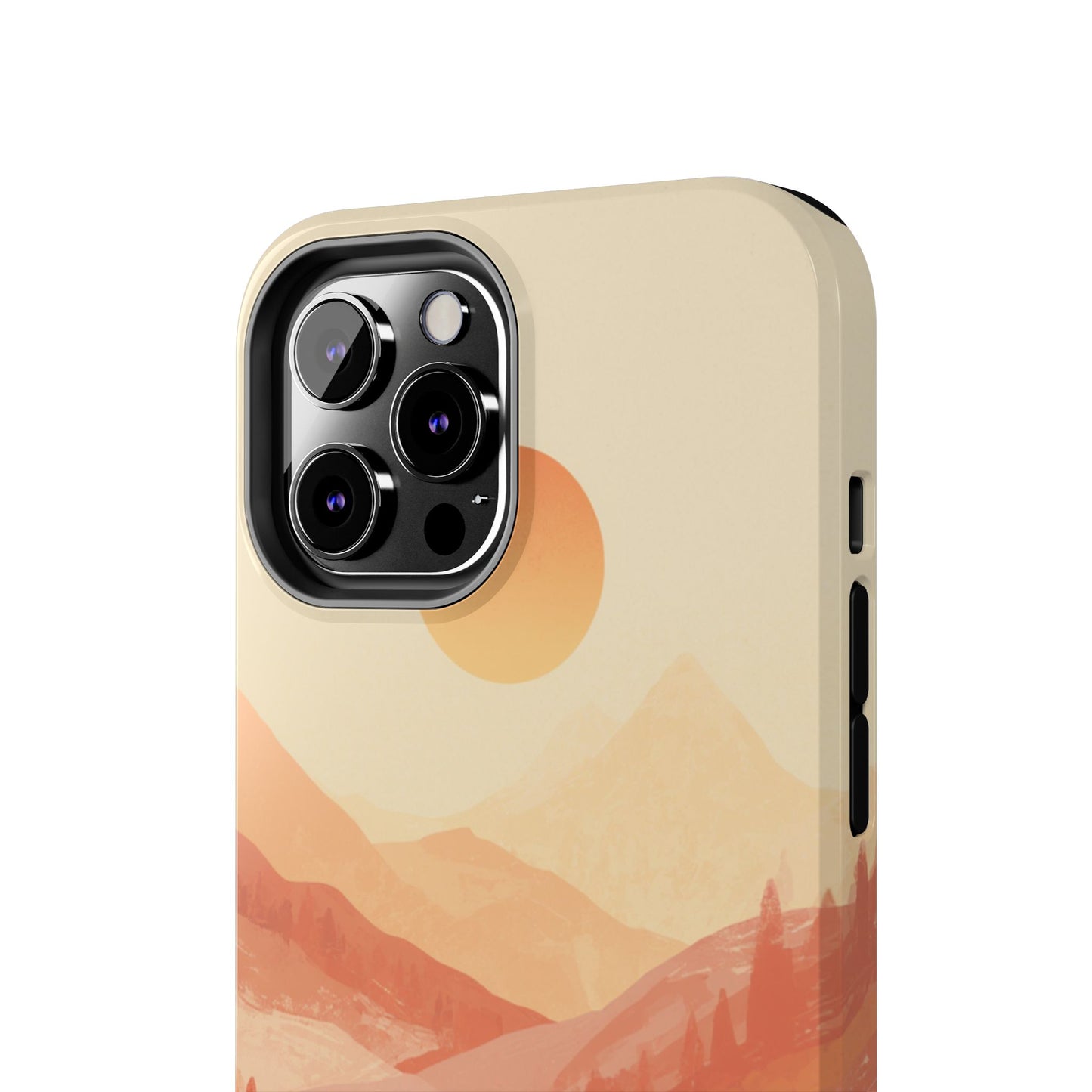 Sunset Mountain Meditation Tough Phone Case - Just Gigi IFYKYK