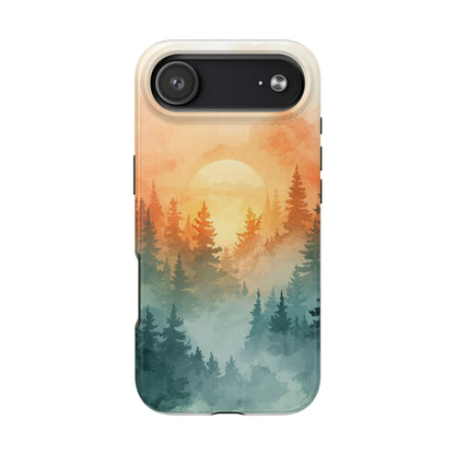 Sunset Forest Mist Tough Phone Case -Just Gigi IFYKYK