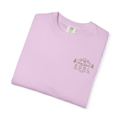 EDRL Mountain Logo T‑Shirt — Minimal Outdoor Crewneck