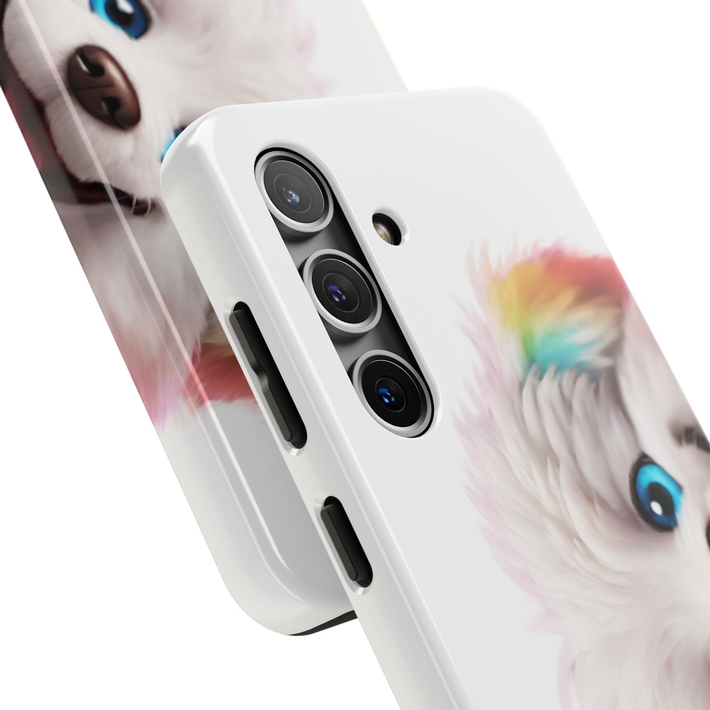 Peeking Doggo design Tough Phone Cases