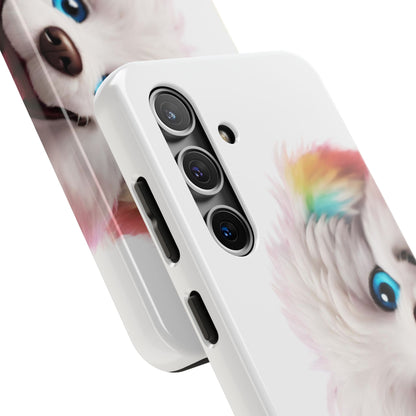 Peeking Doggo design Tough Phone Cases
