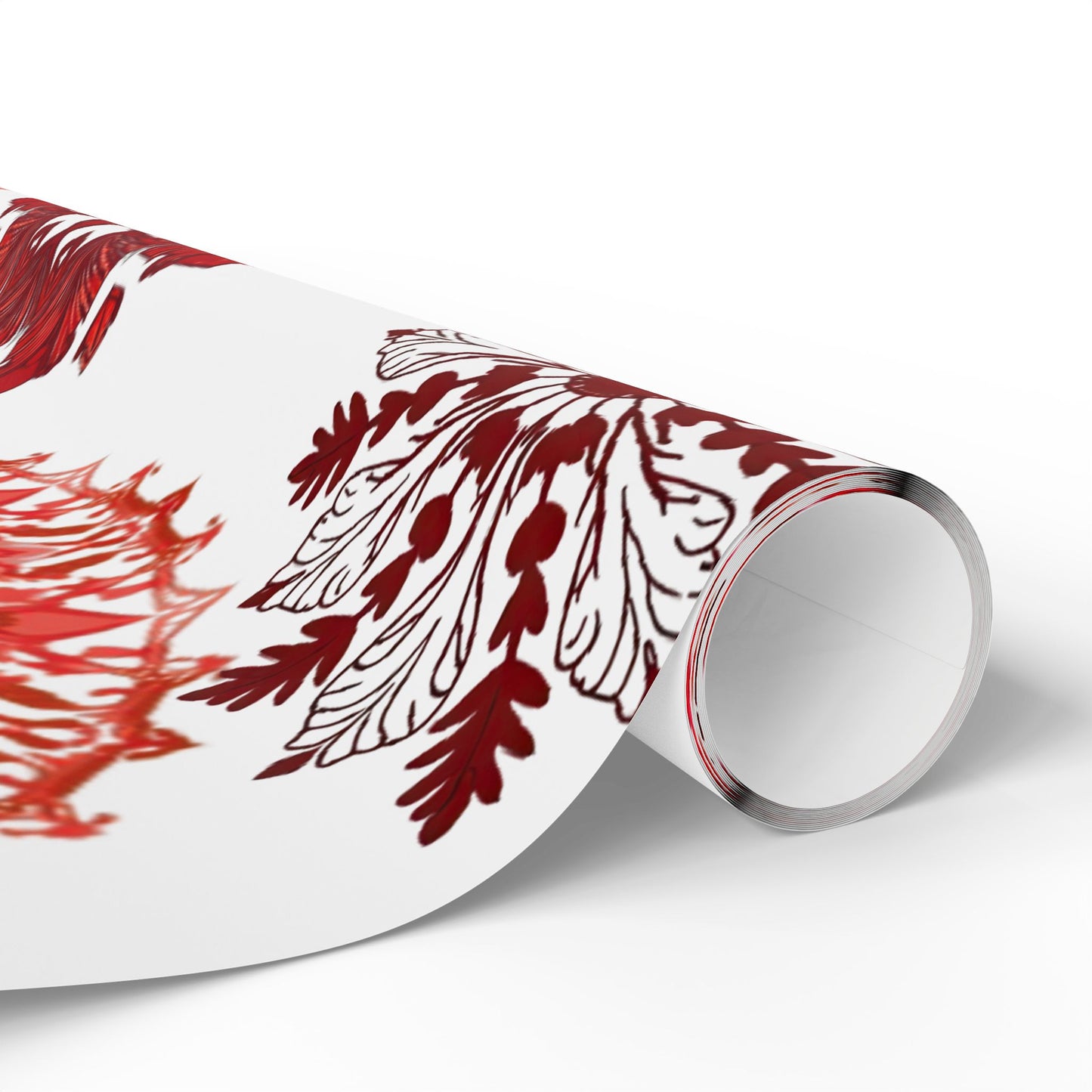 Retro Red Designer Wrapping Paper Roll — Just Gigi IFYKYK
