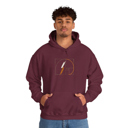 ONWARD Hoodie —Fibonacci Spiral Minimal Design