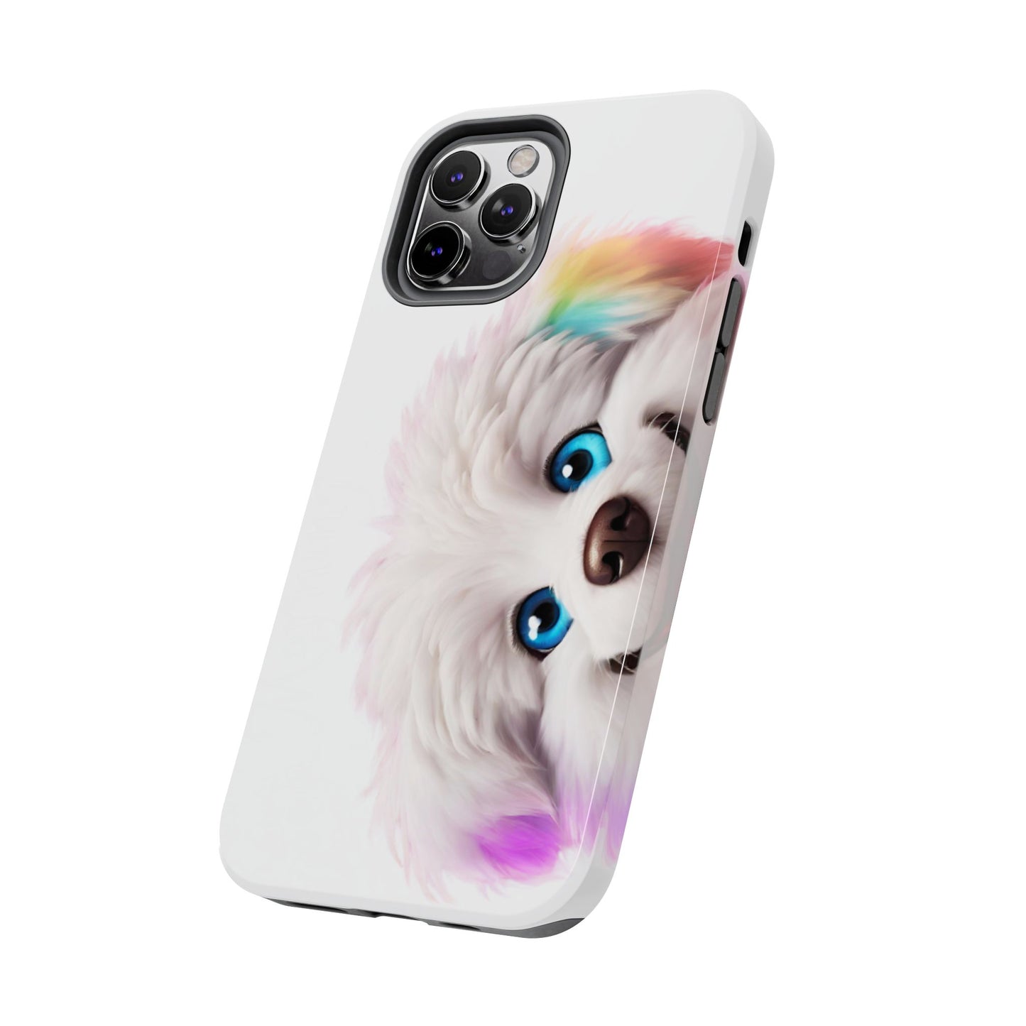 Peeking Doggo design Tough Phone Cases