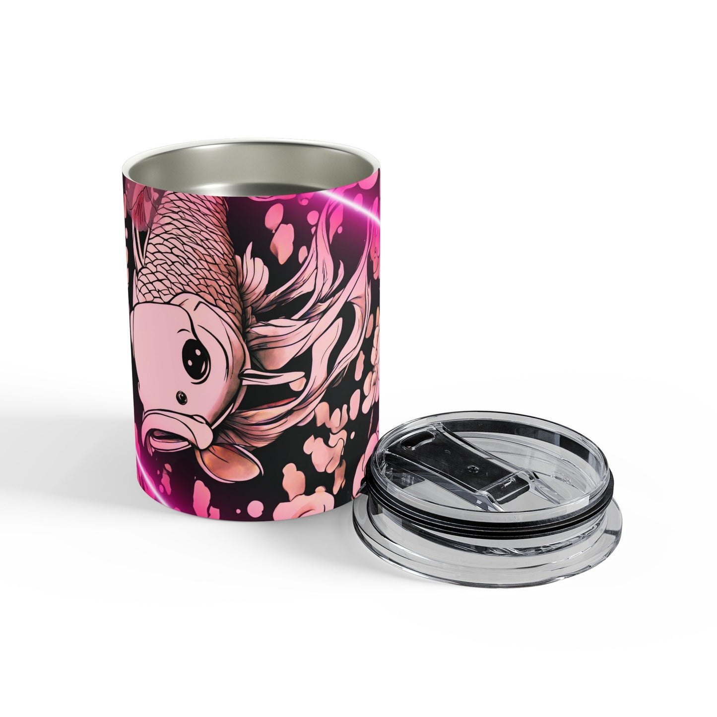 Pink Koi Fish Tumbler 10oz - Just Gigi IFYKYK