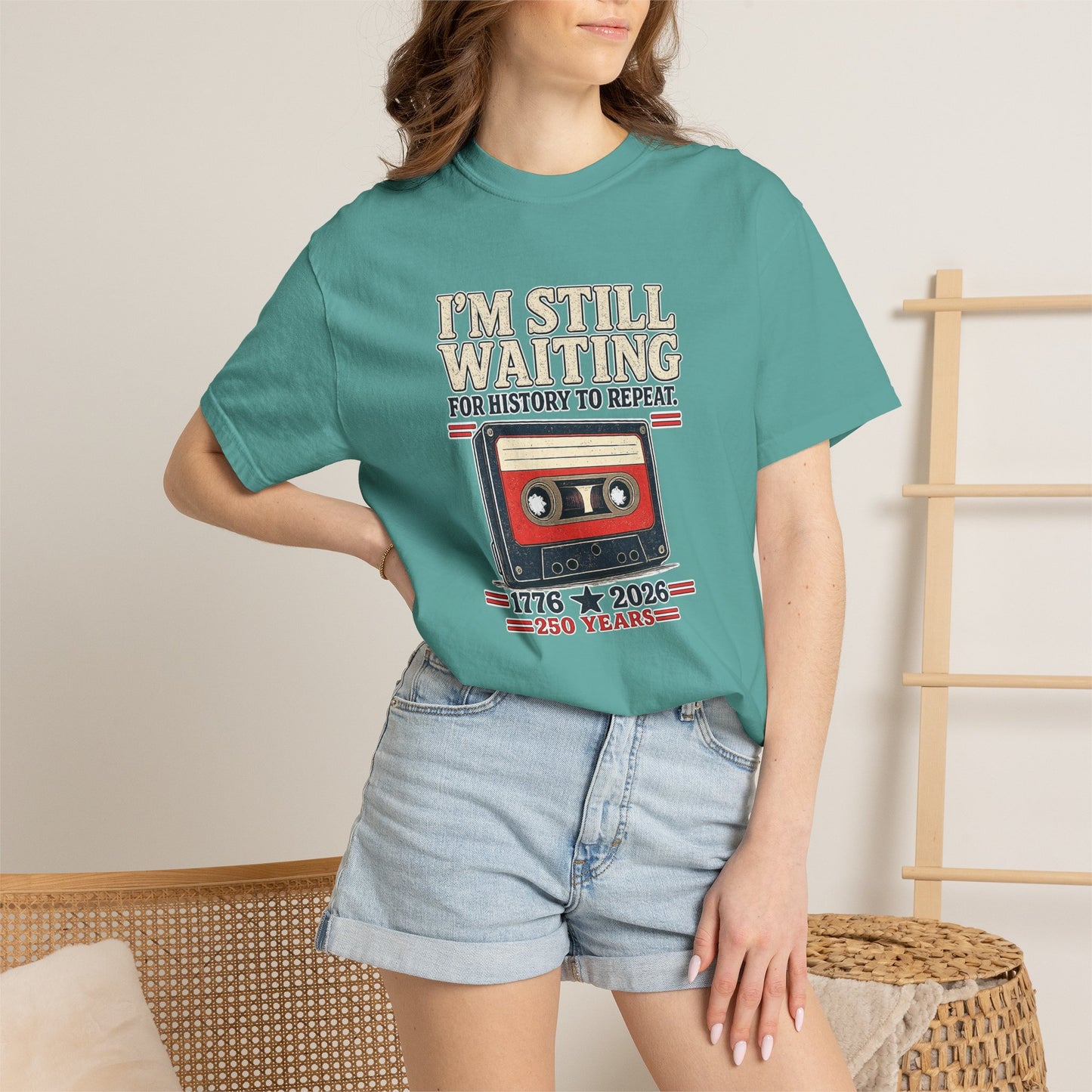 Waiting for History - Vintage Cassette Tee Just Gigi IFYKYK