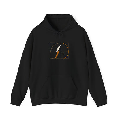 ONWARD Hoodie —Fibonacci Spiral Minimal Design