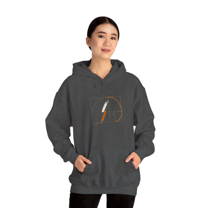 ONWARD Hoodie —Fibonacci Spiral Minimal Design