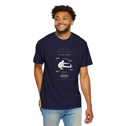 Full Duck Position Blueprint Graphic Tee - Just Gigi IFYKYK