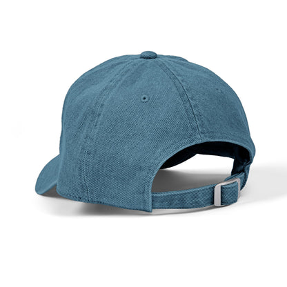 Embroidered Mountain Logo Denim Hat — EDRL by Just Gigi IFYKYK