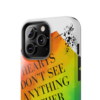 Hearts don't see anything other than love Tough Phone Cases Just Gigi IFYKYK