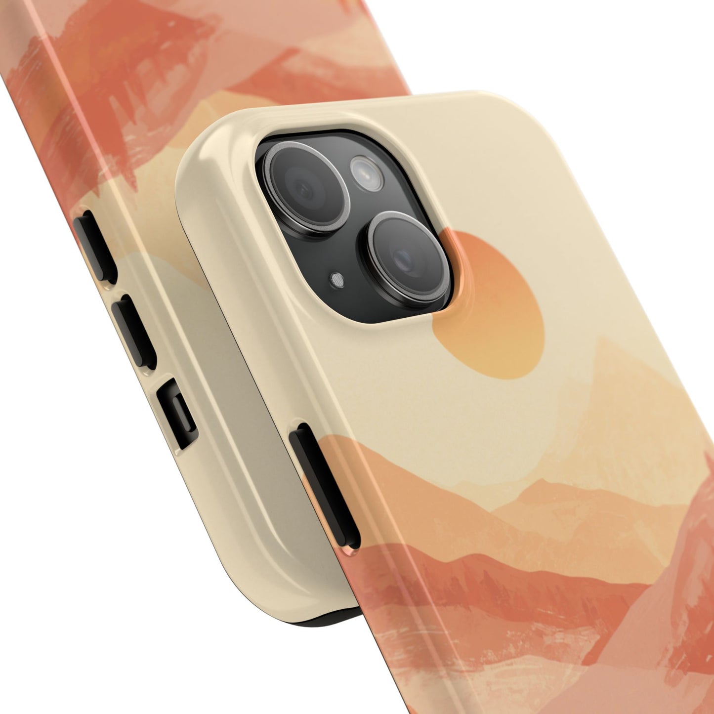 Sunset Mountain Meditation Tough Phone Case - Just Gigi IFYKYK