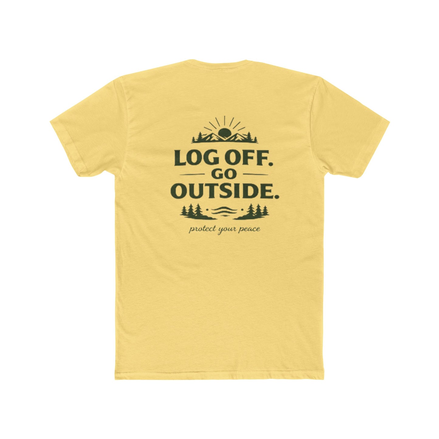 Log Off Go Outside Tee From EDRL by Just Gigi IFYKYK