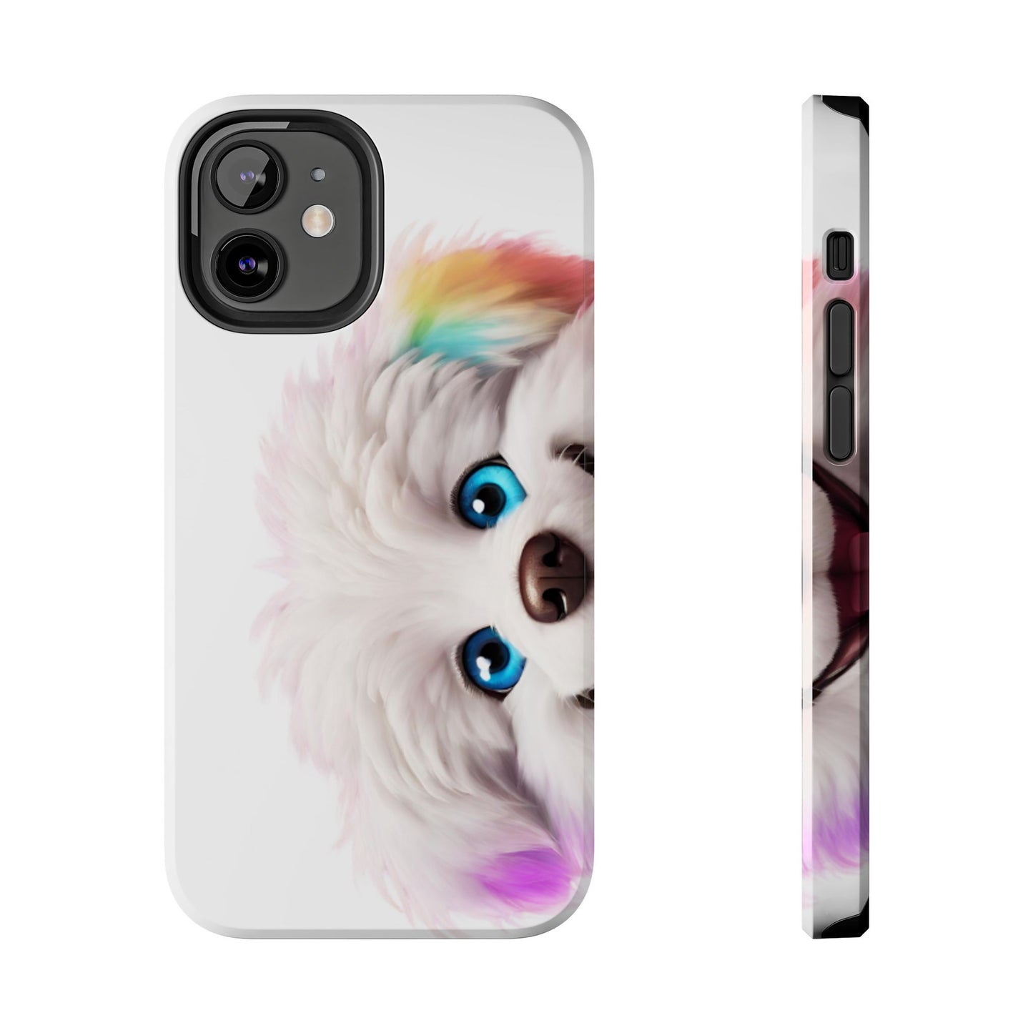 Peeking Doggo design Tough Phone Cases