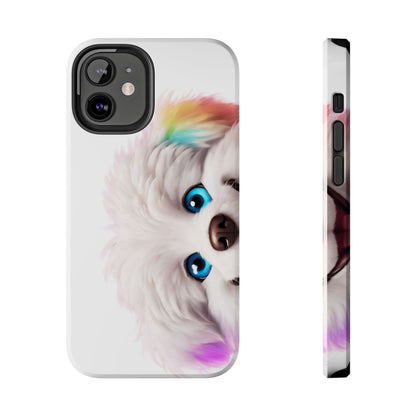 Peeking Doggo design Tough Phone Cases