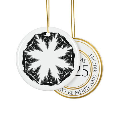 Ceramic 2025 Tree Mandala Double-Sided Christmas Ornament  Just Gigi IFYKYK