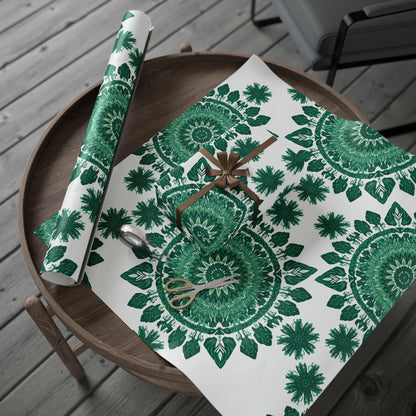 Pine Mandala Minimalist Wrapping Paper - Just Gigi IFYKYK