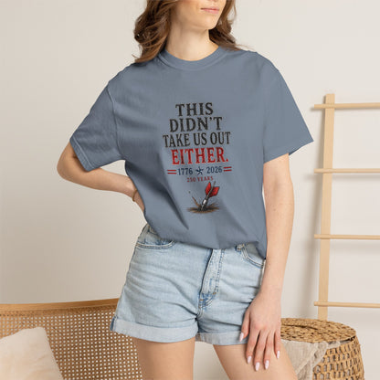 Lawn Dart Patriotic Graphic T-Shirt — 250th Anniversary 1776–2026