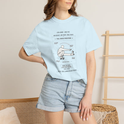 Full Duck Position Blueprint Graphic Tee - Just Gigi IFYKYK