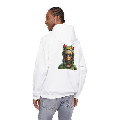 Resistance Est. 1776 Hoodie — Frog Hood Portrait Graphic Sweatshirt