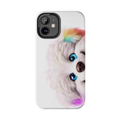 Peeking Doggo design Tough Phone Cases