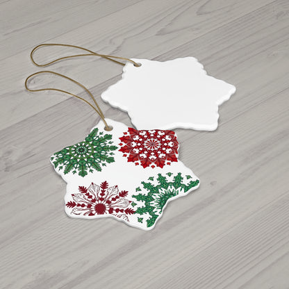 OG Red & Green Ceramic Ornaments  — Choose Your Shape - Just Gigi IFYKYK