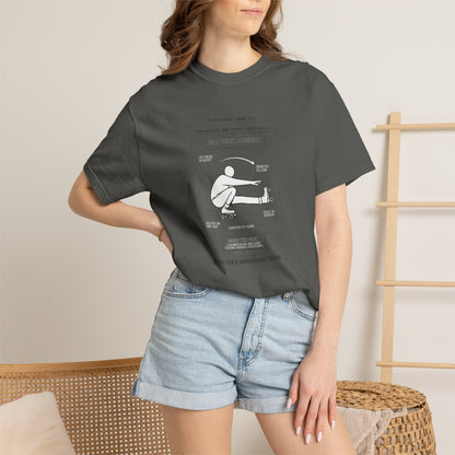 Full Duck Position Blueprint Graphic Tee - Just Gigi IFYKYK