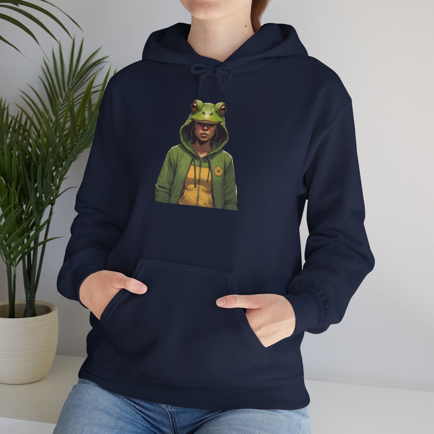 Frog Woman Graphic Hoodie – Unique Statement Streetwear  Just Gigi IFYKYK