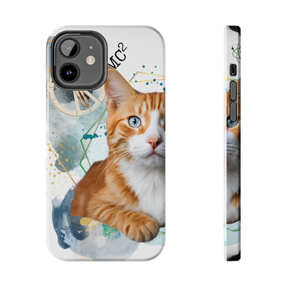 E=MC2 Cat Tough Phone Cases