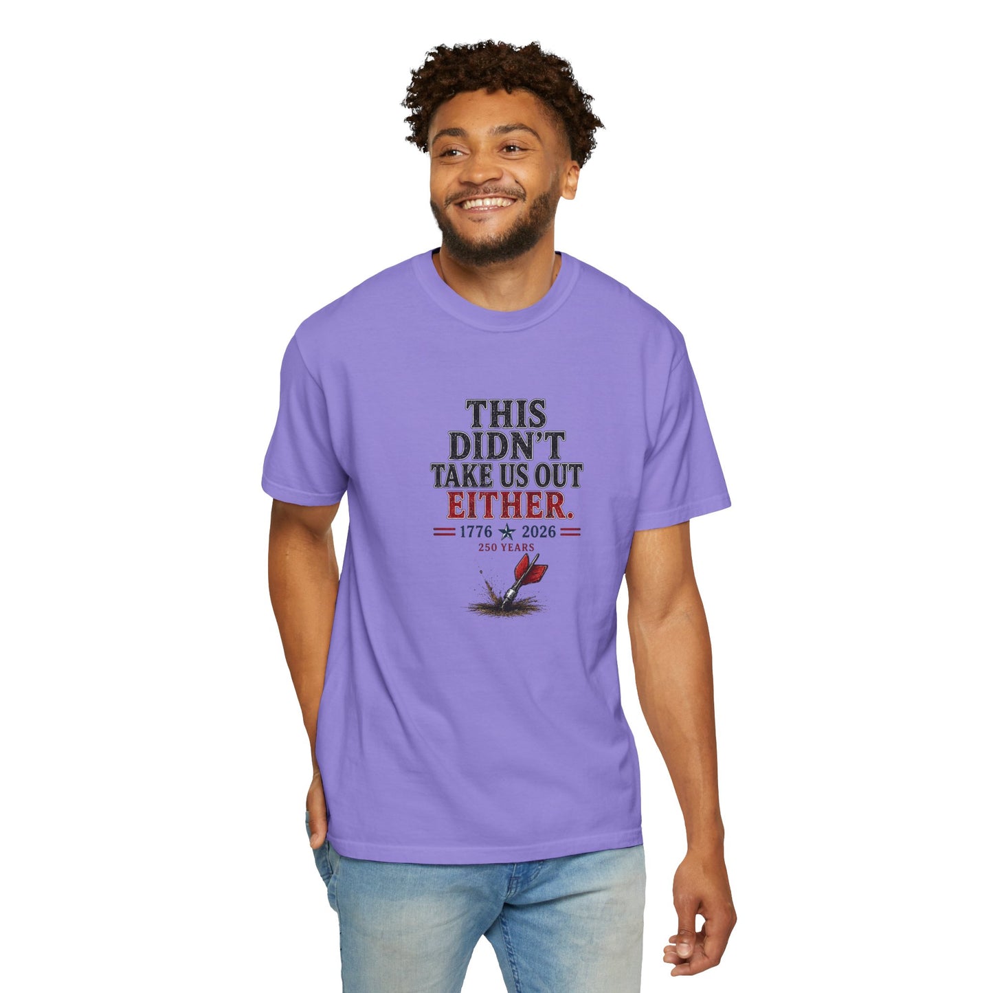 Lawn Dart Patriotic Graphic T-Shirt — 250th Anniversary 1776–2026
