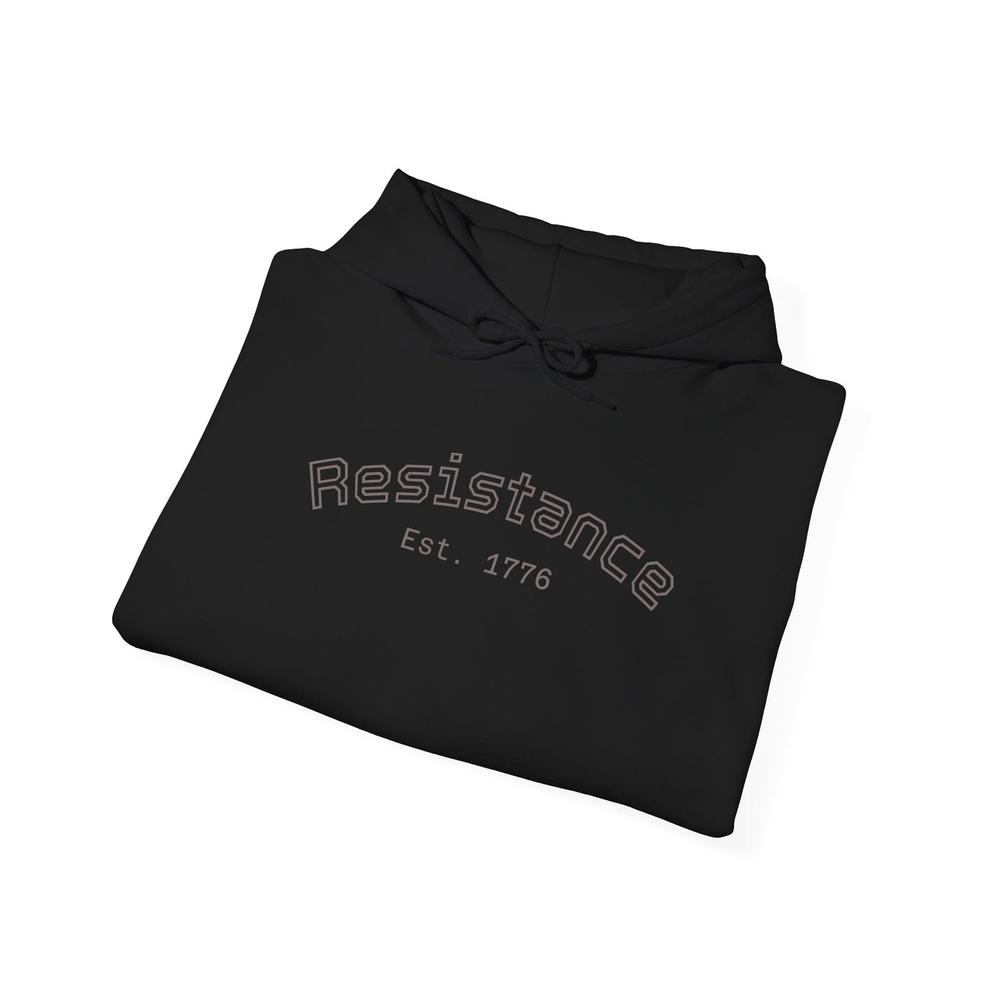 Resistance Hoodie — Vintage Flag Graphic Hooded Sweatshirt (Est. 1776)