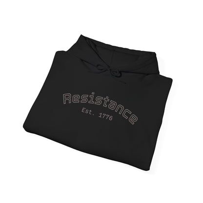 Resistance Hoodie — Vintage Flag Graphic Hooded Sweatshirt (Est. 1776)