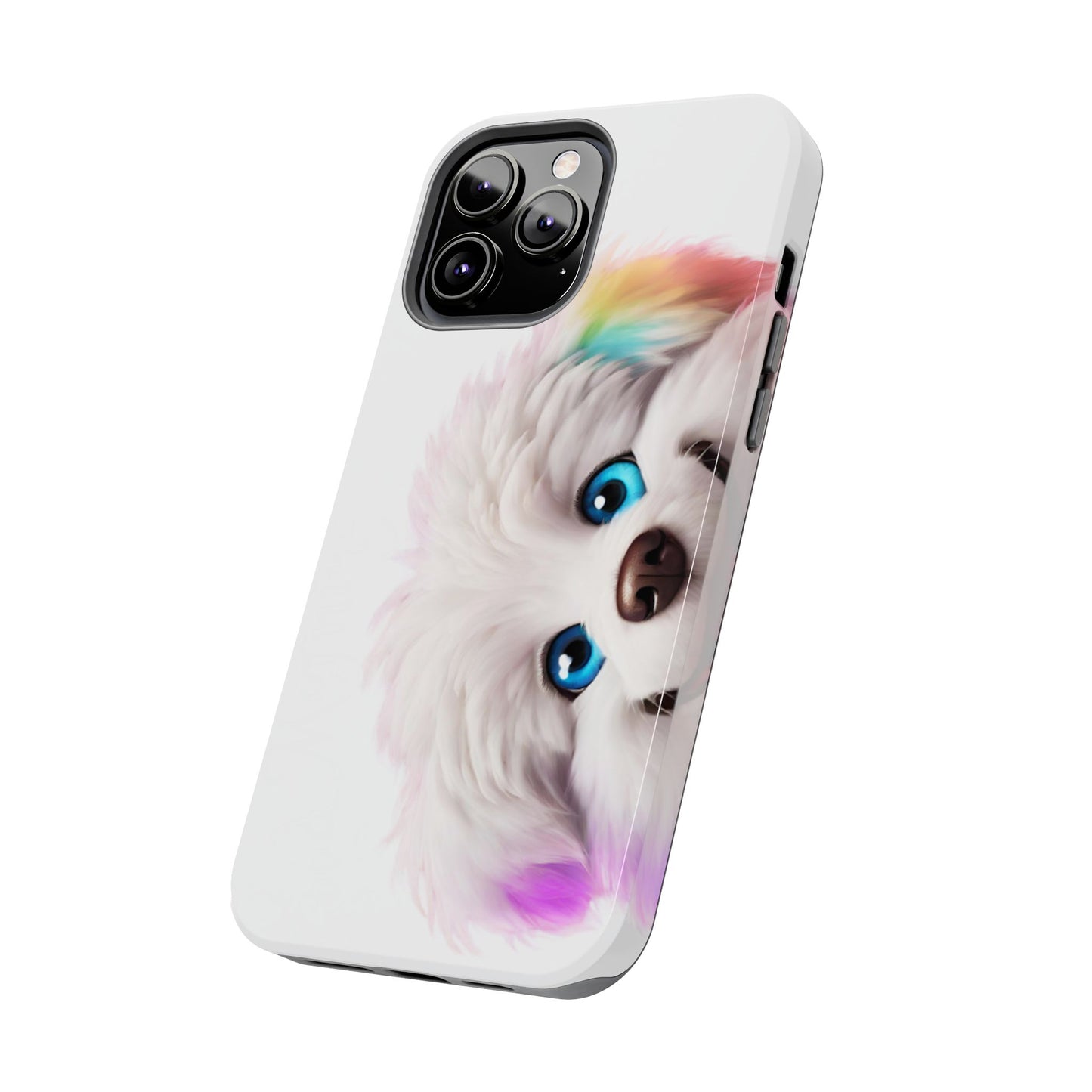 Peeking Doggo design Tough Phone Cases