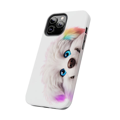 Peeking Doggo design Tough Phone Cases