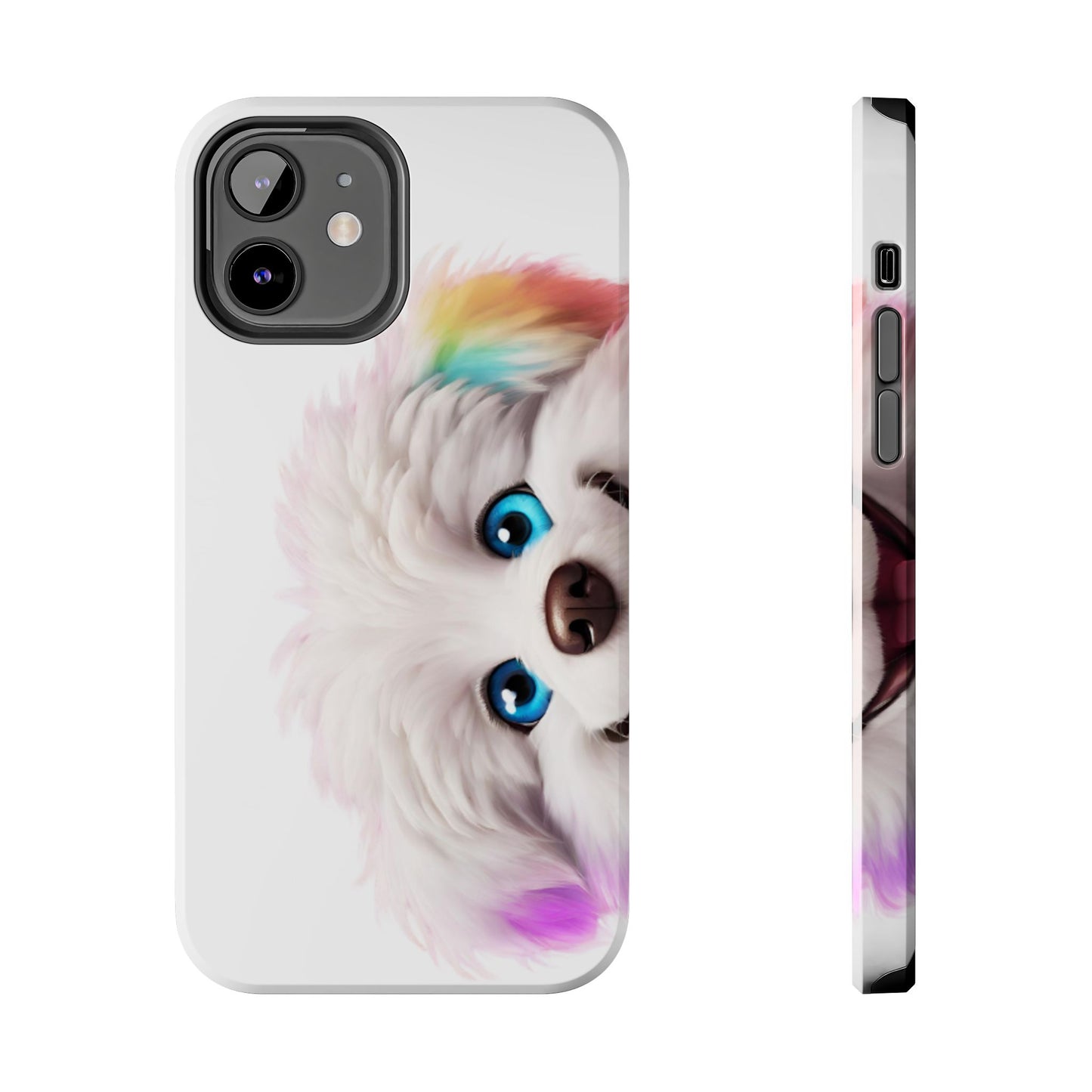 Peeking Doggo design Tough Phone Cases