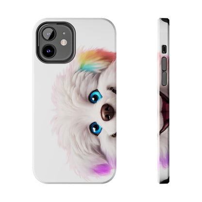 Peeking Doggo design Tough Phone Cases